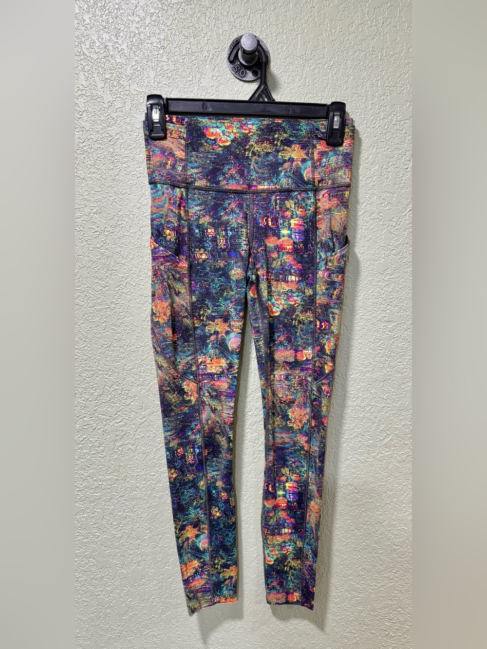 lululemon athletica Multicolor Abstract Print Leggings 4